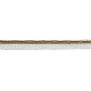 Gustave Silk Lip Cord Medium Sand 74543 by Schumacher Designer Trim