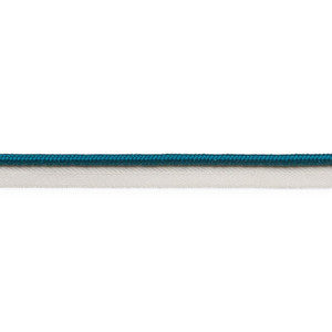 Gustave Silk Lip Cord Medium Peacock 74547 by Schumacher Designer Trim