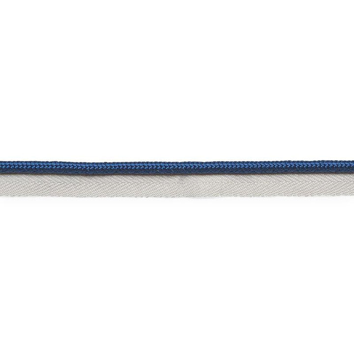 Gustave Silk Lip Cord Medium Navy 74548 by Schumacher Designer Trim Perfect Basics: Trims - Swanky Fabrics -
