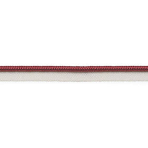Gustave Silk Lip Cord Medium Burgundy 74549 by Schumacher Designer Trim