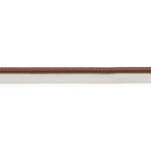 Gustave Silk Lip Cord Medium Brown 74550 by Schumacher Designer Trim