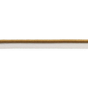 Gustave Silk Lip Cord Medium Gold 74544 by Schumacher Designer Trim