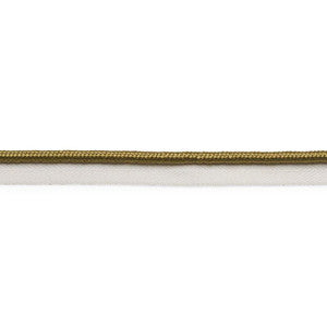 Gustave Silk Lip Cord Medium Olive 74545 by Schumacher Designer Trim
