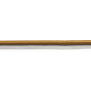 Gustave Silk Lip Cord Wide Gold 74564 by Schumacher Designer Trim