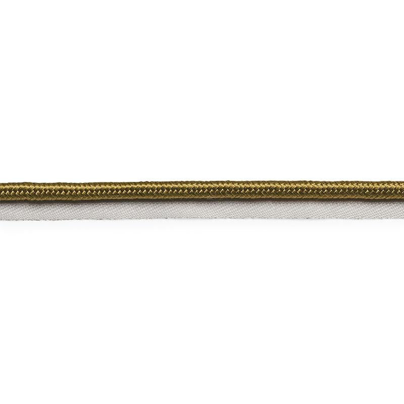 Gustave Silk Lip Cord Wide Olive 74565 by Schumacher Designer Trim Perfect Basics: Trims - Swanky Fabrics -