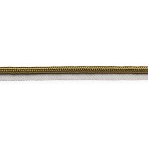 Gustave Silk Lip Cord Wide Olive 74565 by Schumacher Designer Trim