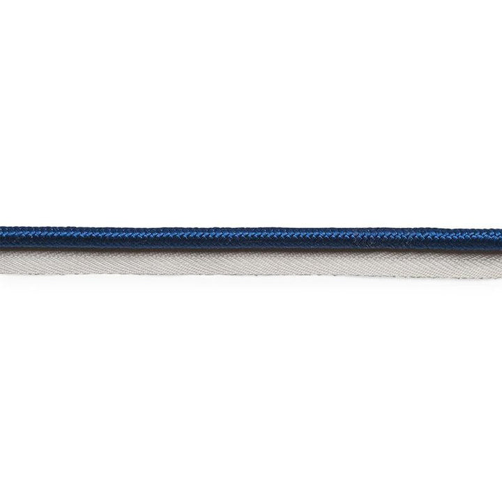 Gustave Silk Lip Cord Wide Navy 74568 by Schumacher Designer Trim Perfect Basics: Trims - Swanky Fabrics -