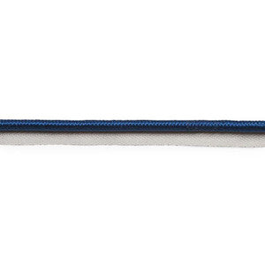 Gustave Silk Lip Cord Wide Navy 74568 by Schumacher Designer Trim