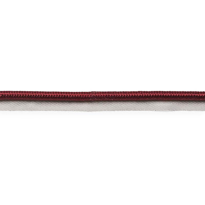 Gustave Silk Lip Cord Wide Burgundy 74569 by Schumacher Designer Trim Perfect Basics: Trims - Swanky Fabrics -
