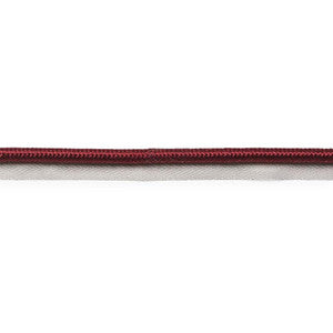 Gustave Silk Lip Cord Wide Burgundy 74569 by Schumacher Designer Trim