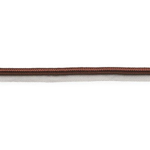 Gustave Silk Lip Cord Wide Brown 74570 by Schumacher Designer Trim