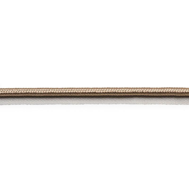 Gustave Silk Lip Cord Wide Sand 74563 by Schumacher Designer Trim Perfect Basics: Trims - Swanky Fabrics -