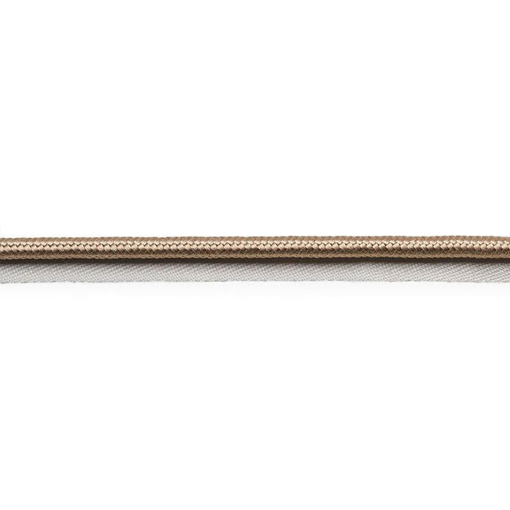 Gustave Silk Lip Cord Wide Sand 74563 by Schumacher Designer Trim Perfect Basics: Trims - Swanky Fabrics -