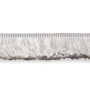 Francois Silk Brush Fringe Dove 74581 by Schumacher Designer Trim