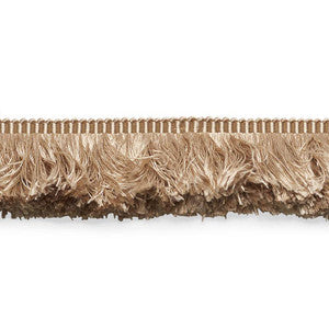 Francois Silk Brush Fringe Sand 74583 by Schumacher Designer Trim