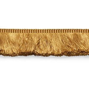 Francois Silk Brush Fringe Gold 74584 by Schumacher Designer Trim