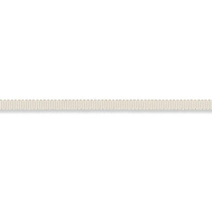 Pierre Silk Gimp Extra Narrow Ivory 74620 by Schumacher Designer Trim