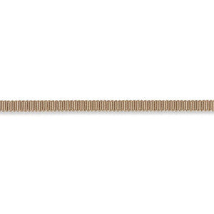 Pierre Silk Gimp Extra Narrow Sand 74623 by Schumacher Designer Trim