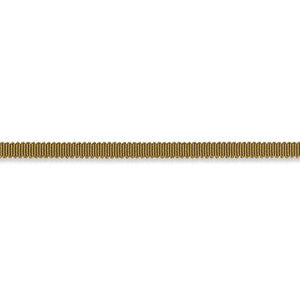 Pierre Silk Gimp Extra Narrow Olive 74625 by Schumacher Designer Trim