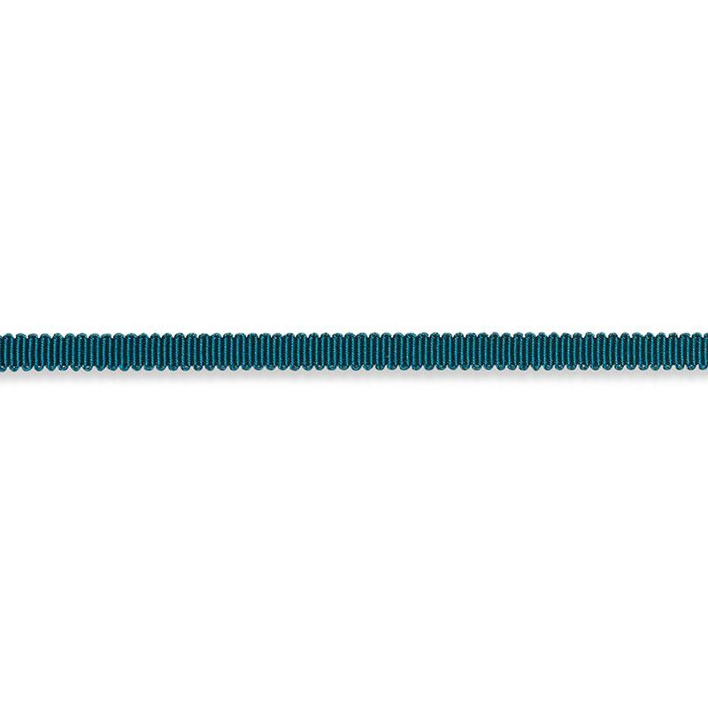 Pierre Silk Gimp Extra Narrow Peacock 74627 by Schumacher Designer Trim Perfect Basics: Trims - Swanky Fabrics -
