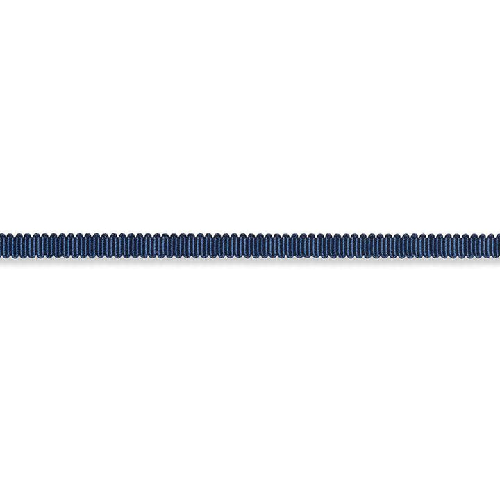 Pierre Silk Gimp Extra Narrow Navy 74628 by Schumacher Designer Trim Perfect Basics: Trims - Swanky Fabrics -