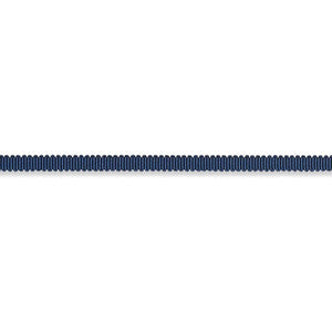 Pierre Silk Gimp Extra Narrow Navy 74628 by Schumacher Designer Trim