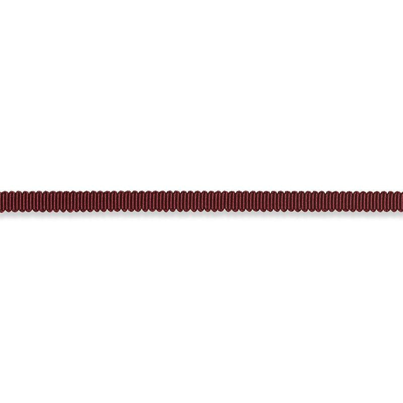 Pierre Silk Gimp Extra Narrow Burgundy 74629 by Schumacher Designer Trim Perfect Basics: Trims - Swanky Fabrics -