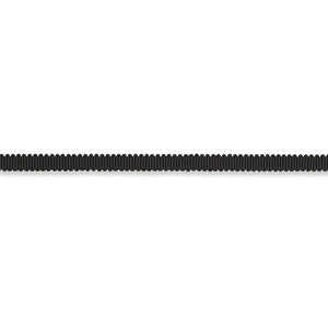 Pierre Silk Gimp Extra Narrow Black 74631 by Schumacher Designer Trim