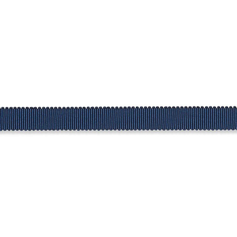 Pierre Silk Gimp Narrow Navy 74648 by Schumacher Designer Trim Perfect Basics: Trims - Swanky Fabrics -