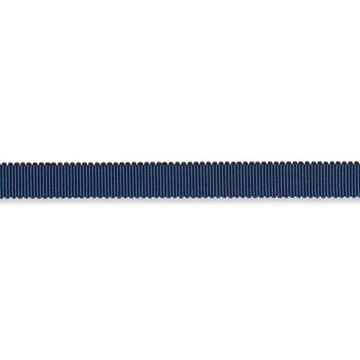 Pierre Silk Gimp Narrow Navy 74648 by Schumacher Designer Trim Perfect Basics: Trims - Swanky Fabrics -