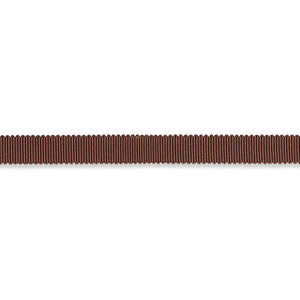 Pierre Silk Gimp Narrow Brown 74650 by Schumacher Designer Trim