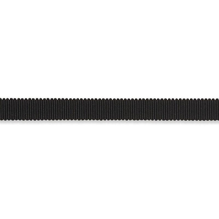 Pierre Silk Gimp Narrow Black 74651 by Schumacher Designer Trim Perfect Basics: Trims - Swanky Fabrics -