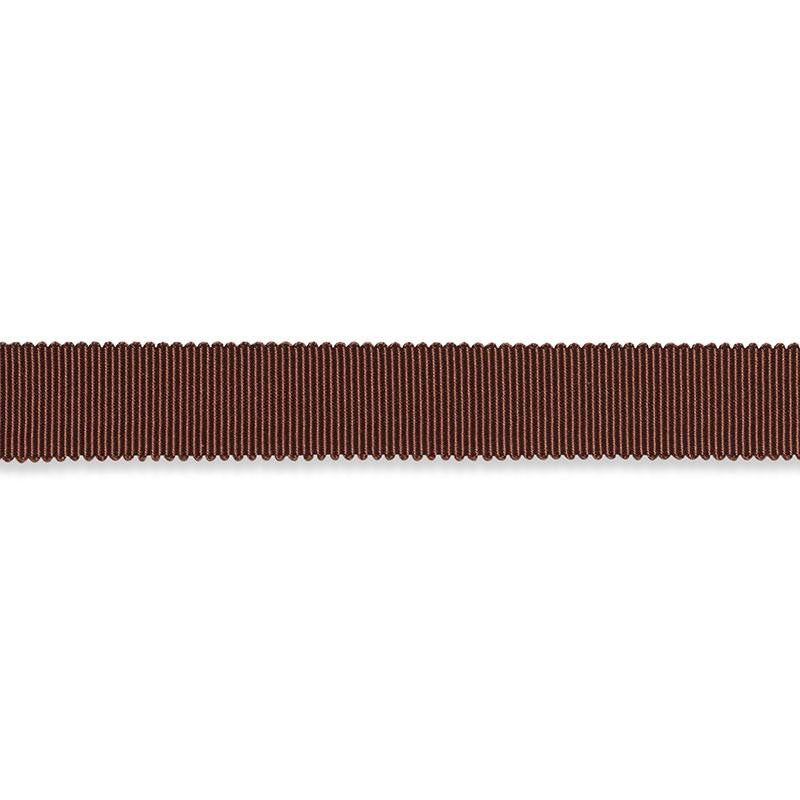 Pierre Silk Gimp Medium Brown 74670 by Schumacher Designer Trim Perfect Basics: Trims - Swanky Fabrics -