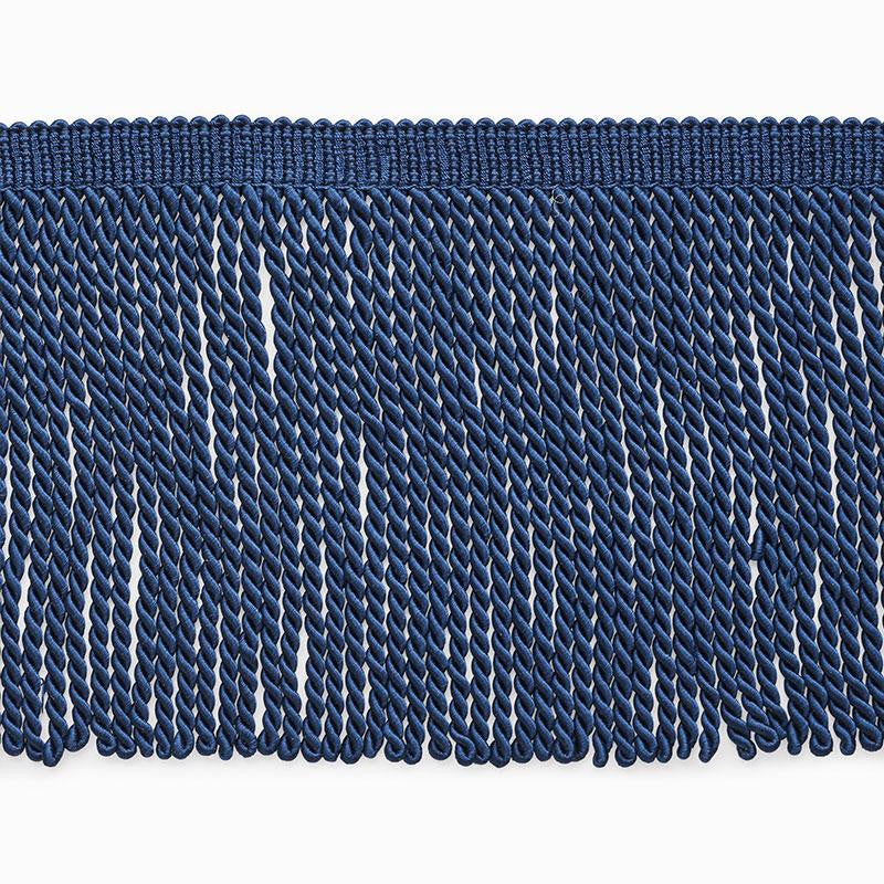 Olivier Silk Bullion Navy 74742 by Schumacher Designer Trim Le Max - Swanky Fabrics -