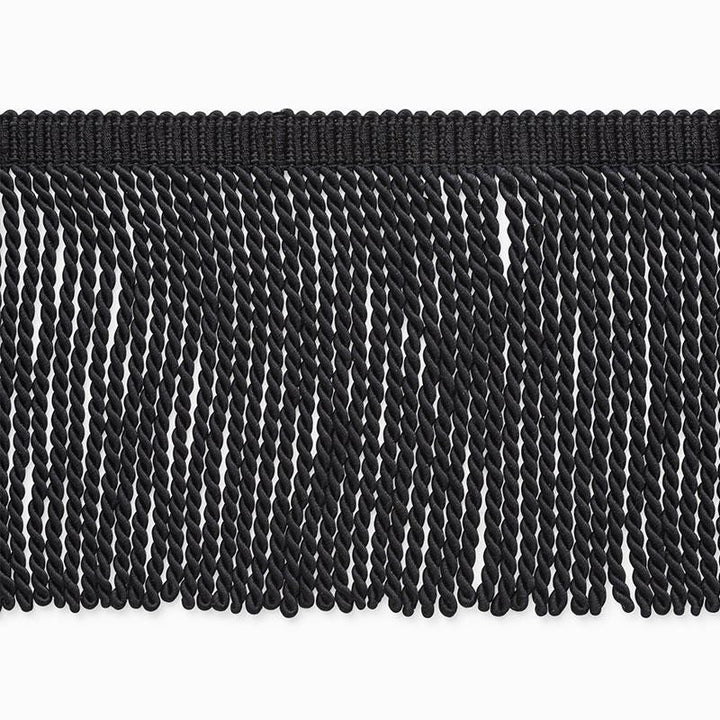 Olivier Silk Bullion Black 74743 by Schumacher Designer Trim Perfect Basics: Trims & Tassels - Swanky Fabrics -