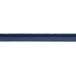 Cedric Cotton Lip Cord Medium Navy 74784 by Schumacher Designer Trim
