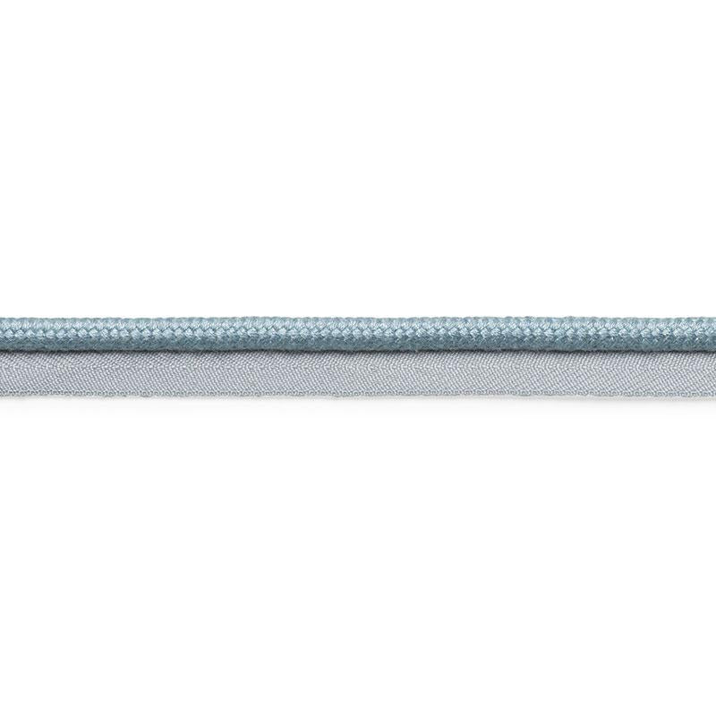 Cedric Cotton Lip Cord Wide Sky 74803 by Schumacher Designer Trim Perfect Basics: Trims - Swanky Fabrics -