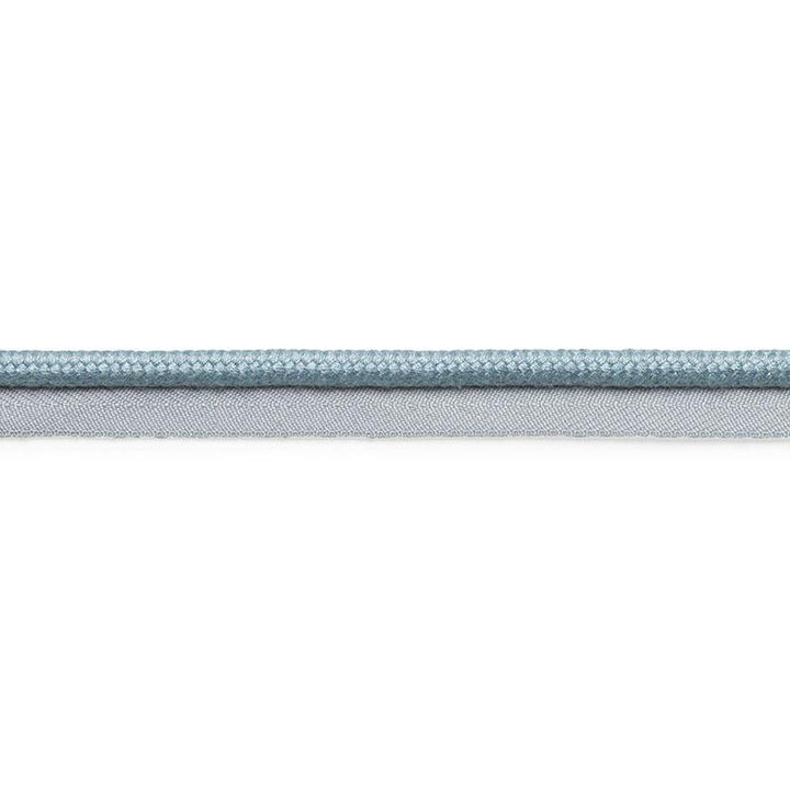 Cedric Cotton Lip Cord Wide Sky 74803 by Schumacher Designer Trim Perfect Basics: Trims - Swanky Fabrics -