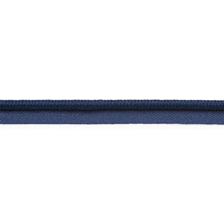 Cedric Cotton Lip Cord Wide Navy 74804 by Schumacher Designer Trim Perfect Basics: Trims - Swanky Fabrics -