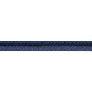 Cedric Cotton Lip Cord Wide Navy 74804 by Schumacher Designer Trim