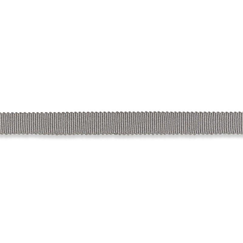 Harry Cotton Gimp Grey 74822 by Schumacher Designer Trim Perfect Basics: Cotton Trims - Swanky Fabrics -