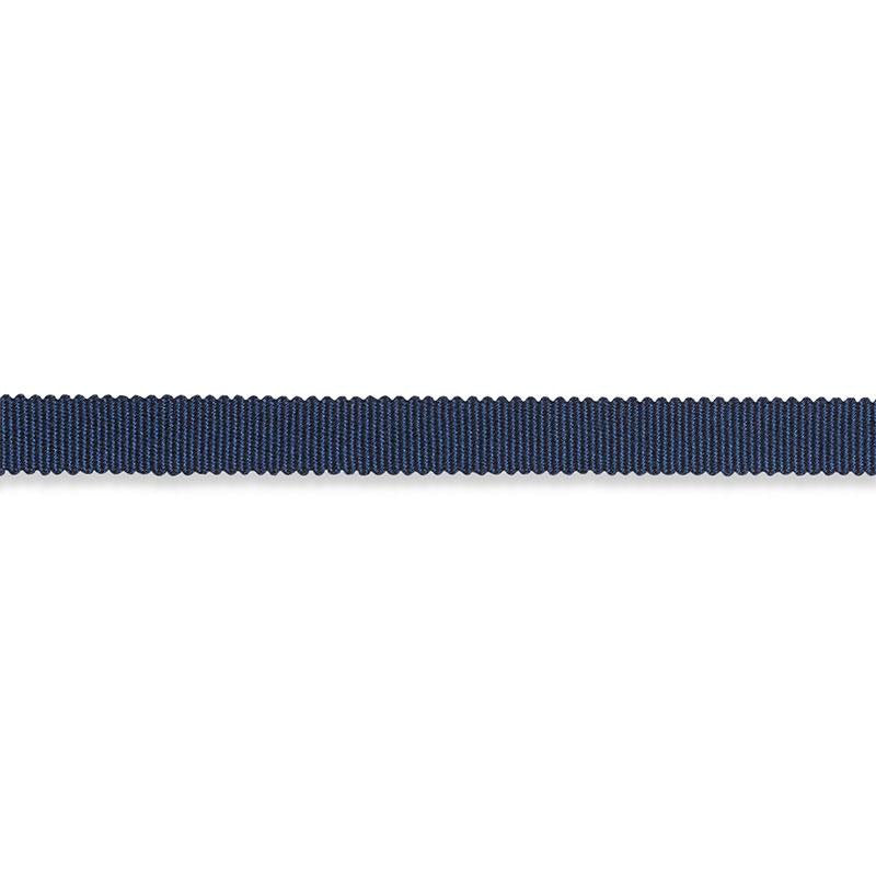 Harry Cotton Gimp Navy 74824 by Schumacher Designer Trim Perfect Basics: Cotton Trims - Swanky Fabrics -