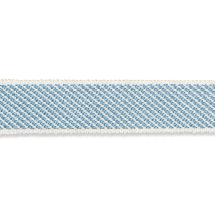 Winston Cotton Braid Medium Sky 74862 by Schumacher Designer Trim Perfect Basics: Trims - Swanky Fabrics -