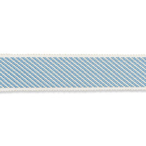 Winston Cotton Braid Medium Sky 74862 by Schumacher Designer Trim