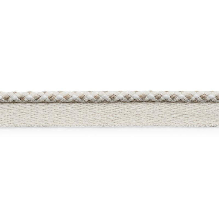 Keaton Lip Cord Indoor/Outdoor Ivory 74900 by Schumacher Designer Trim Perfect Basics: Outdoor Trims - Swanky Fabrics -