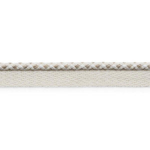 Keaton Lip Cord Indoor/Outdoor Ivory 74900 by Schumacher Designer Trim