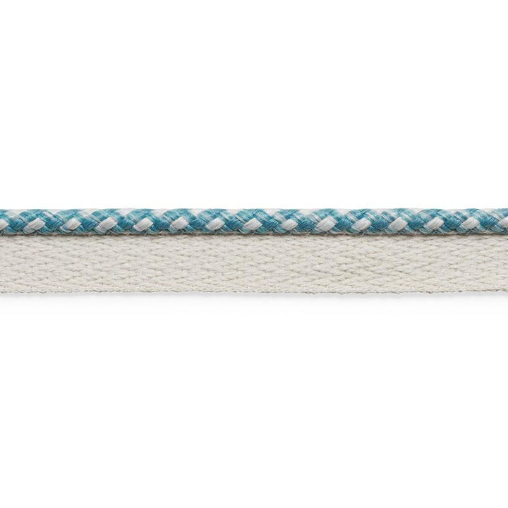 Keaton Lip Cord Indoor/Outdoor Ocean 74902 by Schumacher Designer Trim Perfect Basics: Outdoor Trims - Swanky Fabrics -