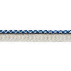 Keaton Lip Cord Indoor/Outdoor Navy 74903 by Schumacher Designer Trim
