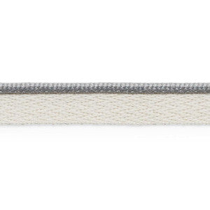 Coleman Lip Cord Grey 74922 by Schumacher Designer Trim