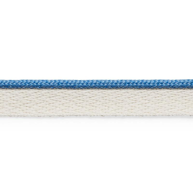 Coleman Lip Cord Delft 74925 by Schumacher Designer Trim Perfect Basics: Outdoor Trims - Swanky Fabrics -